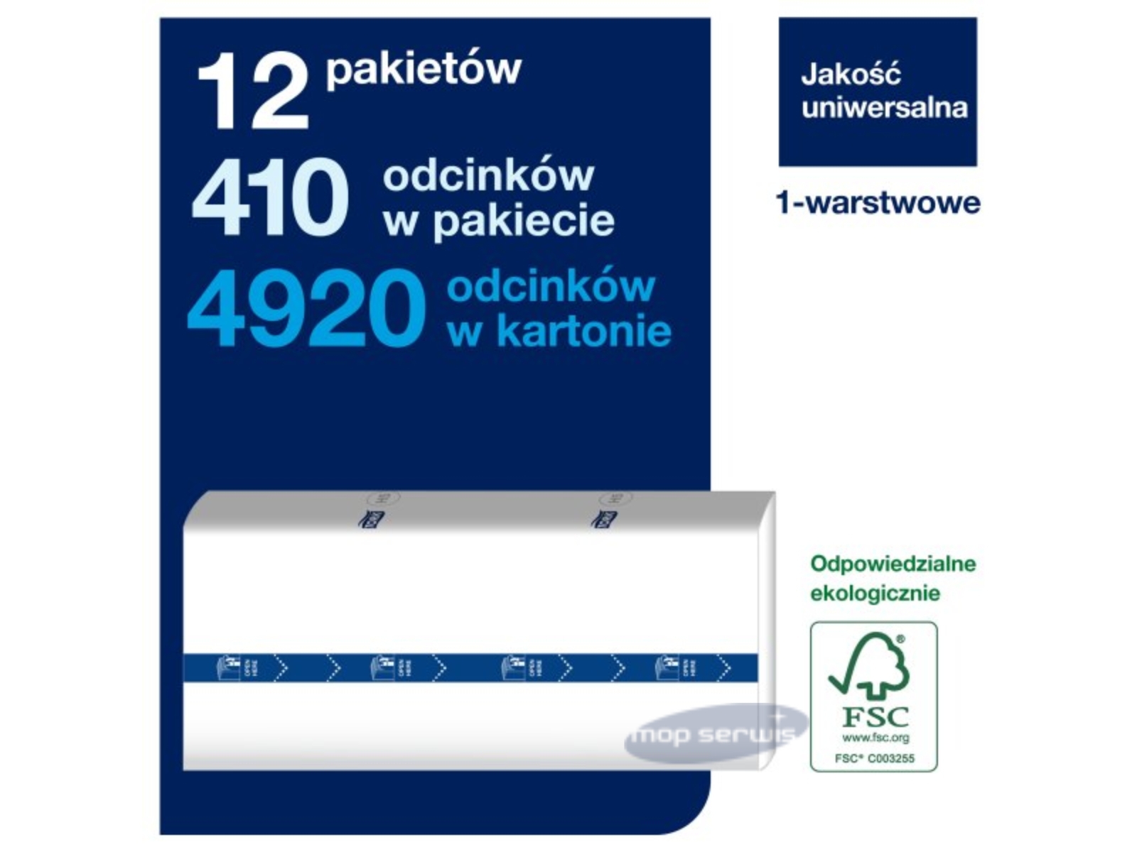 Ręcznik Peakserve Tork 100585 H5 Universal 12x410